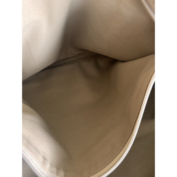 Cole Haan Large Black Travel Work Messenger Bag Leather Expandable Belt - Picture 11 of 16